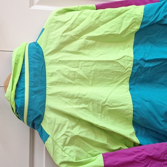 Vintage 80s Oversized Colourful Anorak - Picture 8 of 10
